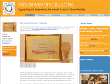Tablet Screenshot of muslimwomenscollective.org.uk